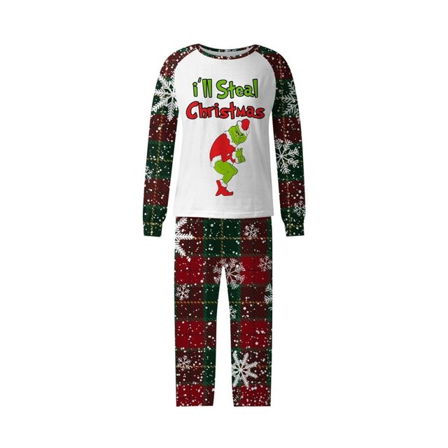 Pyjamas de Noël Assortis pour Enfants Ensembles de Pyjamas de Vacances pour la Famille