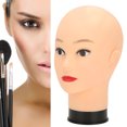thumbnail image 4 of Mannequin Head Bald Mannequin Head Hat Display Head Makeup Practice Mannequin Head Bald Mannequin Head Makeup Training Practice Hat  Display Mannequin Head Black Base, 4 of 8