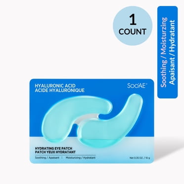 Soo'AE Hyaluronic Acid Hydrating Eye Patch, 1 pair, under eye mask