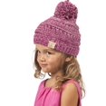 thumbnail image 1 of Gravity Threads Tuque pour Enfants 4 Tons Amusante - Rose Vif/blanc, 1 of 2