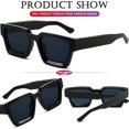thumbnail image 4 of Lunettes de Soleil Carrées pour Femmes et Hommes, Monture Épaisse, Style Designer Simple, 4 of 4