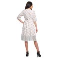thumbnail image 2 of Moomaya Robe Imprimée Longueur Genou pour Femmes Grande Taille Vêtements Décontractés Tenue d'Été, 2 of 4