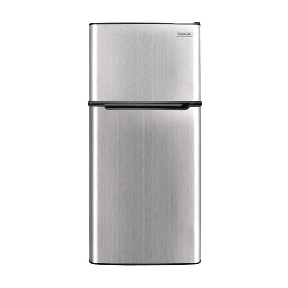 Réfrigérateur compact rétro Frigidaire 4,5 pi³ avec compartiment congélateur, mini-réfrigérateur platine pour chambre, dortoir, bureau, appartement