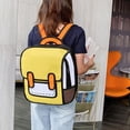 thumbnail image 4 of EGNMCR Pens Elementary School Students In The Beginning Of The School Season Large Capacity Backpack For Primary School Students New the backpack, 4 of 6