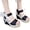 Black, variant on Pisexur Womens Wedge Platform Slingback Open Toe Summer Comfy High Heel Beach Sandals, Fashion Women Heeled Sandals Shoes for Travelling Pool Party Outdoor