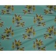 thumbnail image 4 of oneOone Polyester Lycra Fabric Leaves & Floral Block Fabric Prints By Yard 56 Inch Wide, 4 of 4