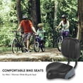 thumbnail image 3 of Graflsoa Siège de Vélo à Dossier Confortable pour Vélos Électriques, à Rotation et Tricycles - Hauteur Réglable, Options Cuir et Acier au Carbone, Rouge/gris/noir, 3 of 6