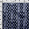 thumbnail image 2 of oneOone Cotton Poplin Medium Blue Fabric Geometric Fabric For Sewing Printed Craft Fabric By The Yard 42 Inch Wide, 2 of 4