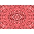 thumbnail image 1 of Ahgly Company Tapis d'Intérieur Rectangulaires Transitionnels Rouges Lavables à la Machine, 8 Pieds x 10 Pieds, 1 of 7