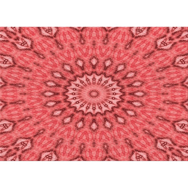 Ahgly Company Tapis d'Intérieur Rectangulaires Transitionnels Rouges Lavables à la Machine, 8 Pieds x 10 Pieds