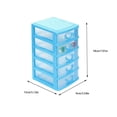 thumbnail image 3 of AHMT Storage Bins,Storage Containers, Storage Organizer Bins, Plastic Storage Bin Tote Organizing Container Drawer,for Shelves Drawers Desktop Closet Playroom Classroom Office(D), 3 of 7