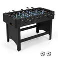 thumbnail image 1 of Gymax 47'' Competition Full Size Soccer Game Table w/22 Players 2 Balls Slide Scorers Black, 1 of 9