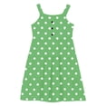 thumbnail image 3 of LOVZFMLL Robe d'Été Décontractée Sans Manches à Col Rond avec Boutons et Poches pour Filles de 2 à 12 Ans, 3 of 3