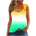 thumbnail image 1 of Birdeem Débardeurs Femmes Camisole Imprimée Sans Manches T-Shirt Ample, 1 of 1