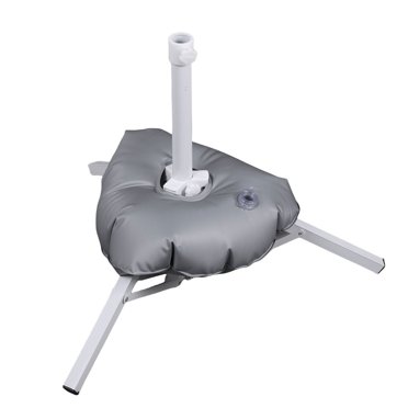 Bgsha Parasol de Plage Extérieur avec Support, Base Carrée Remplie d'Eau, Trépied de Parasol