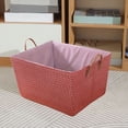 thumbnail image 4 of Birdeem Foldable Laundry Basket,Collapsible Dirty Clothes Hamper with Leather Rope Handle,Stands Independently Large Capacity for Home Bathroom Bedroom,Canvas Storage Basket Space Saving Design, 4 of 9