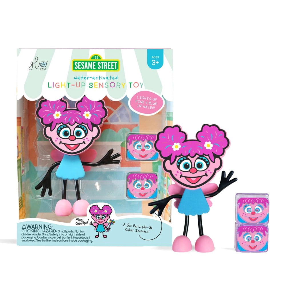 Glo Pals Sesame Street Light-Up Bath Toy - Abby Cadabby