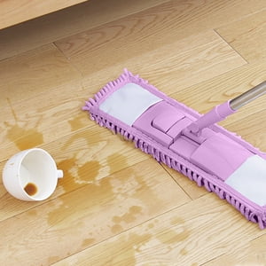 PEONAVET Wet and dry mop 360 Degree Rotating Flat Mop for Household Cleaning and Mopping Wooden Floor Tiles