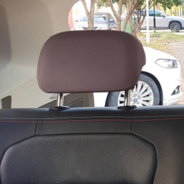Premium Strech Cloth Rear Seat Headrest Cover For Car Truck SUV Universal Full Coverage Headrest Cover