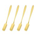 thumbnail image 1 of Unique Bargains 4Pack 5' Stainless Steel Mini Ice Tea Spoons Coffee Ice Cream Spoon, Gold, 1 of 4