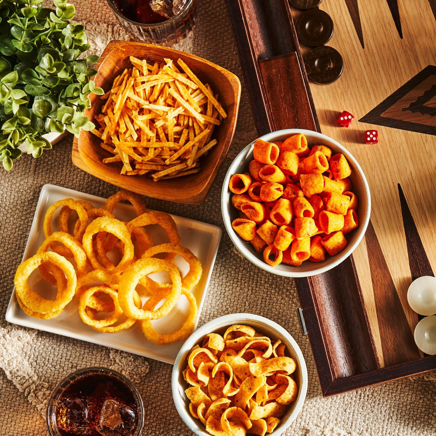 Croustilles de maïs Fritos Hoops Saveur Bar-B-Q