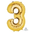 thumbnail image 1 of Anagram International Party Eh! Silver Large "3" Banner, 1 of 1