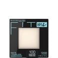 thumbnail image 1 of Maybelline New York Fit Me Matte + Poreless Powder, Compact Face Powder with Long Lasting Shine Control, for Normal to Oily Skin, Translucent,100, 8.5 g, 1 of 5