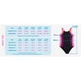 thumbnail image 4 of Charmo Color Blocked Swimsuit for Girls Athletic One Piece Practice Swimwear Racerback Bathing Suit, Size 8-16, 4 of 7