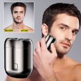 thumbnail image 3 of HHBEAUTY Rasoir Électrique Portable Mini, Étanche IPX7, Rasoir à Sec Multifonction Mini pour Hommes Électrique, Rasoir à Capsules, Rasoir de Nettoyage en Profondeur pour Hommes, 3 of 9