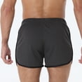 thumbnail image 4 of ohmzyzo Men's Running Shorts 3 Inch Quick Dry Gym Athletic Jogging Shorts with Zipper Pockets, 4 of 7