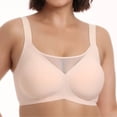thumbnail image 1 of MIONGO Plus Size Seamless Jelly Bra No Underwire Design for Maximum Comfort and Sag Retraction Support, 1 of 8