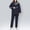 Navy, variant on Sentmoon 2 Pieces Set Women's Rain Jacket and Rain Pants Women Waterproof with Hood Long Sleeve Womens Raincoat Lightweight Waterproof with zipper Rain Ponchos for Adults for Outdoor Activities