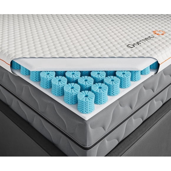 Dormeo Premium Mattress Topper Queen Bed Cooling Mattress Pad with Octaspring Technology