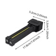 thumbnail image 3 of 2PCS Gym Posing Lamp with 7-Speed Dimming, 180° Foldable USB Rechargeable LED Work Light with Magnetic Base & Hook, Portable Camping Light & Phone Charger, Black Worklight Flashlight Set, 3 of 9