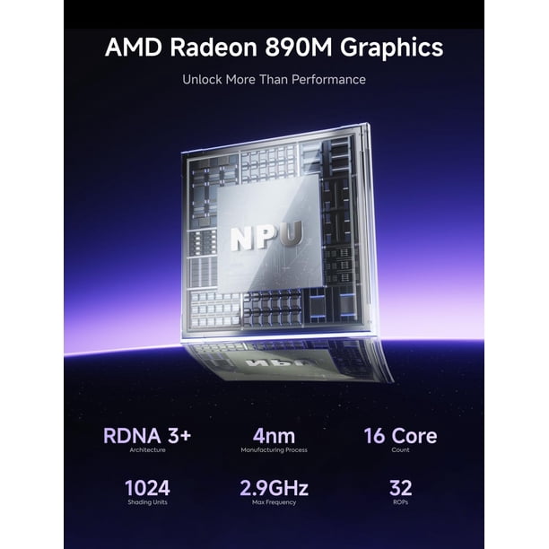 MINISFORUM AI X1 Pro-370 Mini PC AMD Ryzen AI 9 HX 370(12C/24T