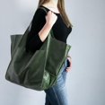 thumbnail image 3 of Grand Sac Fourre-Tout Rétro, Sac à Bandoulière à Grande Capacité avec Fermeture Éclair, Sacs à Main Multifonctions, 3 of 5