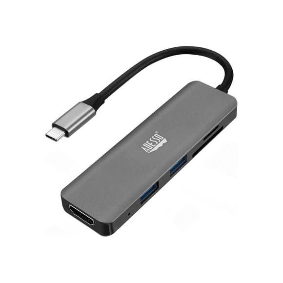 Adesso 6-in-1 USB‑C Docking Station with HDMI