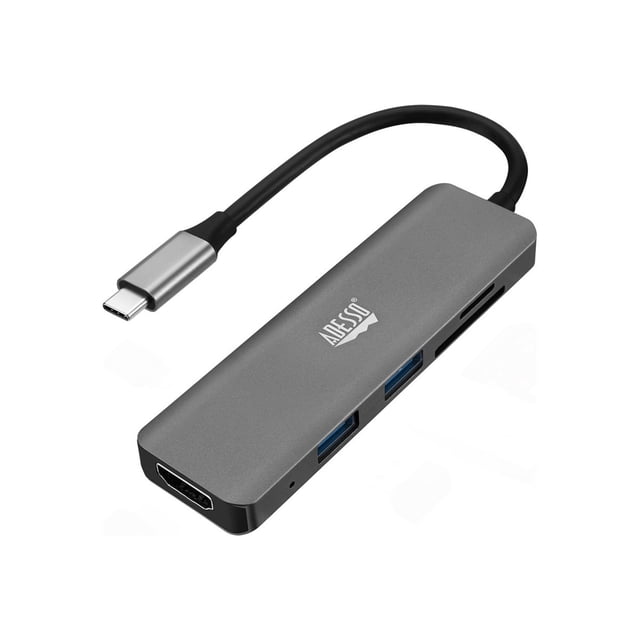 Adesso 6-in-1 USB‑C Docking Station with HDMI