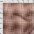thumbnail image 3 of oneOone Velvet Brown Fabric Houndstooth Sewing Material Print Fabric By The Yard 58 Inch Wide, 3 of 4