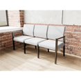 thumbnail image 4 of Pemberly Row Waiting Reception 3 Seat Tandem Seating No Center Arms in Gray, 4 of 5