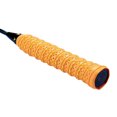 thumbnail image 2 of HEVIRGO Racket Sleeve Long Lasting Anti Slip Bright Color Anti-slip Overgrip Tennis Racquet Racket Grip for Tennis Racket,Orange, 2 of 10