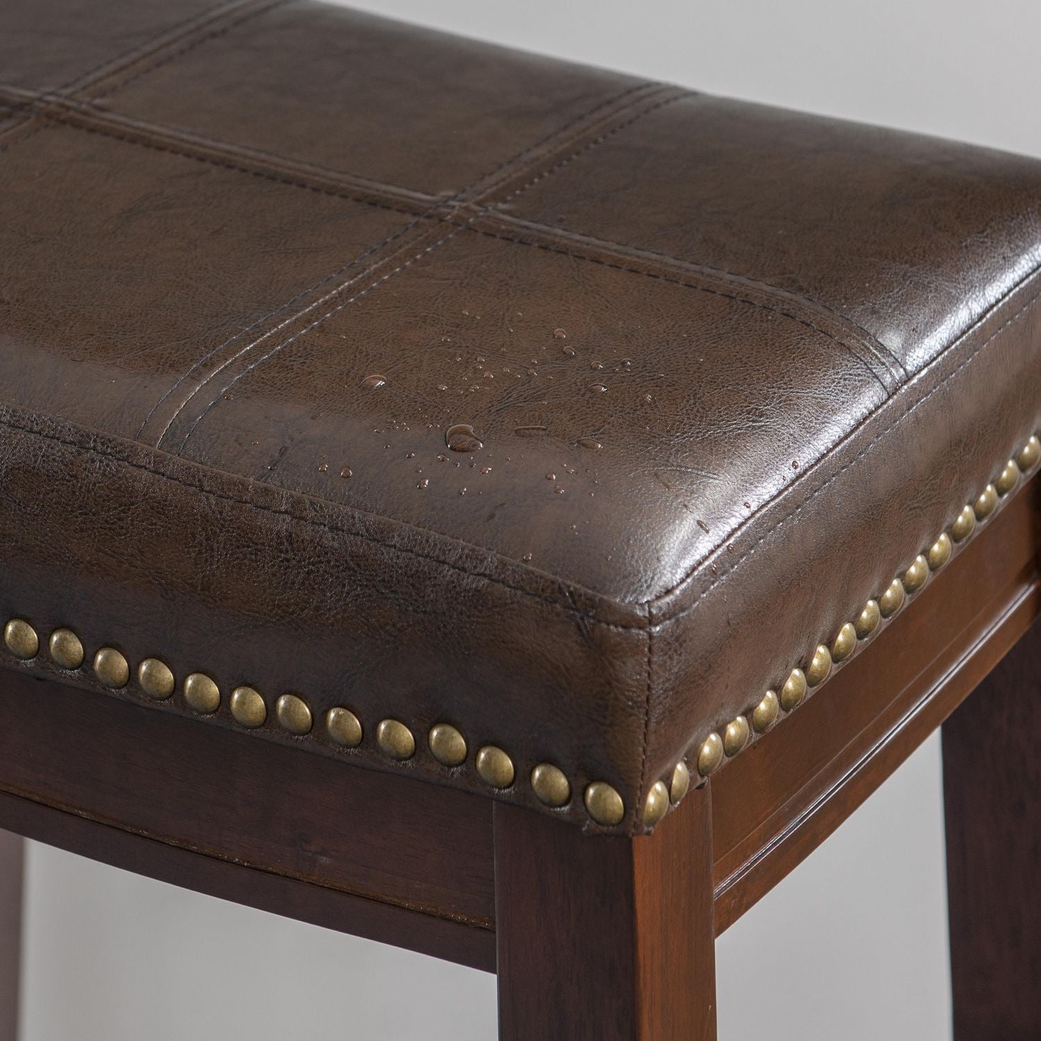 Tabouret de comptoir marron Warren