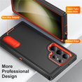thumbnail image 3 of for Samsung Galaxy S24 Ultra 5G Case, Samsung S24 Ultra Phone Case with Built in Kickstand, Shockproof/Dustproof/Drop Proof Heavy Duty Military-Grade Rugged Protective Cover for Samsung S24 Ultra 5G, 3 of 8