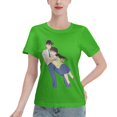 thumbnail image 1 of T-Shirt Basique à Manches Courtes pour Femmes Conan and Xiaolan, 1 of 6