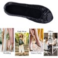 thumbnail image 3 of Women's Portable Foldable Ballet Flats Shoes Roll Up Slippers for Travel Wedding, 3 of 4
