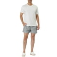 thumbnail image 2 of INSPIRE CHIC Men's Quick Dry Swim Trunks Lightweight Polyester Board Shorts with Mesh Lining 30 Gray, 2 of 7