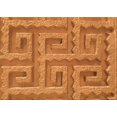 thumbnail image 1 of Ahgly Company Machine Washable Indoor Rectangle Transitional Orange Red Orange Area Rugs, 2' x 5', 1 of 7