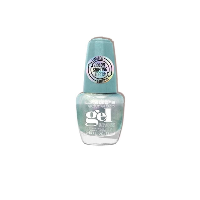 Poli Gel Galactique Charmant à Changement de Couleur en Bouteille Transparente de 13 ml avec Capuchon Sarcelle et Étiquette Holographique « Édition Limitée à Changement de Couleur », Comprenant un Poli Gel Scintillant Qui Change de Couleur sous la Lumière, Convient au Soin des Ongles et à un Retrait Facile Sans Lumière UV.