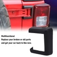 thumbnail image 4 of Car Rear Door Tailgate Hinge Cover Durable ABS Long Lasting Replacement for JK JKU 2007-2018, 4 of 7
