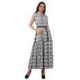 thumbnail image 1 of Moomaya Robe d'Été Sans Manches Chemise à Boutons Tenues Décontractées Femmes Grande Taille, 1 of 4
